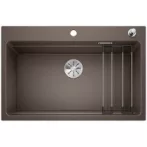 BLANCO ETAGON 8 Silgranit Puradur kávé színű mosogatótálca / gránit beépíthető mosogató, excenterrel, 525186 BLANCO ETAGON 8 Silgranit Puradur kávé színű mosogatótálca / gránit beépíthető mosogató, excenterrel, 525186