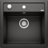   BLANCO DALAGO 5 fekete színű Silgranit mosogatótálca / gránit beépíthető mosogató / excenterrel, 525871