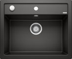   BLANCO DALAGO 6 fekete színű Silgranit mosogatótálca / gránit beépíthető mosogató / excenterrel, 525873