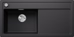   BLANCO ZENAR XL 6S PD fekete színű mosogatótálca / gránit beépíthető mosogató, tartozék nélkül, excenterrel, balos, 526059