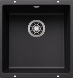 BLANCO ROTAN 400-U Silgranit mosogatótálca, fekete, excenter nélkül, 526097