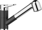 BLANCO WEGA-S II csaptelep, fekete, magas nyomású, 526428
