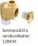 BLANCO FONTAS II HD satin gold / matt arany színű 2 az 1-ben álló egykaros magasnyomású csaptelep / konyhai mosogató csaptelep, 360 fokban elforgatható kifolyó, 526692