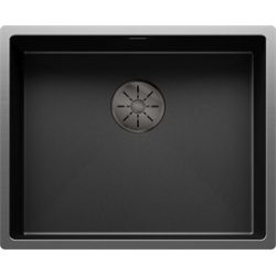 BLANCO CLARON 500-U Dark Steel Durinox mosogatótálca, excenter nélkül, 527834