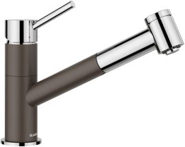 BLANCO KANO-S VARIO csaptelep kihúzható fejjel, kávé/króm,  magasnyomású