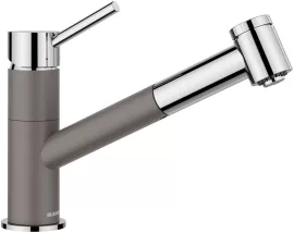 BLANCO KANO-S VARIO álló konyhai mosogató csaptelep kihúzható fejjel, vulkánszürke/króm, magasnyomású, 527967 BLANCO KANO-S VARIO álló konyhai mosogató csaptelep kihúzható fejjel, vulkánszürke/króm, magasnyomású, 527967