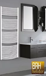 BRH Helidor 600x1250 mm-es (600x1200) fürdőszobai törölközőszárítós radiátor / törölközőszárító, 60x125 cm-es, íves kivitel, fehér színű, kötéstávolság: 550 mm, BRH-109 / BRH 109 BRH Helidor 600x1250 mm-es (600x1200) fürdőszobai törölközőszárítós radiátor / törölközőszárító, 60x125 cm-es, íves kivitel, fehér színű, kötéstávolság: 550 mm, BRH-109 / BRH 109