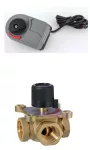   BRH keverőcsap szett komplett: 3 járatú / háromjáratú, 5/4" BM / belső menetes kivitel, Kv: 18 + Rotary Servomotor / motor (működési tartomány: 90°, nyomaték: 6Nm, 230V/50Hz) BRH-137, BRH-146