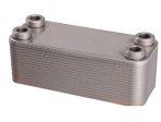   BRH Lemezes hőcserélő 20 lemez, max 3,6 m3/h, 4x3/4", 76x206x55mm, felület: 0,28 m2, Alfa Laval, Swep hőcserélők kiváltására alkalmas, 20 lemezes, BRH-44