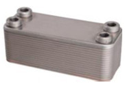 BRH Lemezes hőcserélő 30 lemez, max 3,6 m3/h, 4x3/4", 76x206x77mm, felület: 0,42 m2, Alfa Laval, Swep, FÉG SPIREC KN-0  30 kW hőcserélők kiváltására alkalmas, 30 lemezes, BRH-45