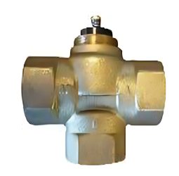 BRH 3 járatú (2 utú) váltószelep 1"-os BB-s, M30x1,5 vezérlőegység csatlakozási lehetőséggel, Kv=4.0 kétutú háromjáratú szelep, belső menetes, BM, BRH-857