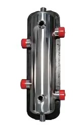 BRH hidraulikus váltó / szigetelt hidraulikus blokk, rozsdamentes acél, szigeteléssel, 2 db óracsatlakozással, D76x430 mm, 6x1" / 6 db 1"-os csatlakozással + 2 db 1/2"-os csatlakozási ponttal, 4 m3/h, 70 kW-os kivitel, BRH 968 / BRH-968 BRH hidraulikus váltó / szigetelt hidraulikus blokk, rozsdamentes acél, szigeteléssel, 2 db óracsatlakozással, D76x430 mm, 6x1" / 6 db 1"-os csatlakozással + 2 db 1/2"-os csatlakozási ponttal, 4 m3/h, 70 kW-os kivitel, BRH 968 / BRH-968