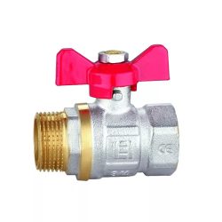 Golyóscsap pillangó karos 3/4" KB fix, PN40