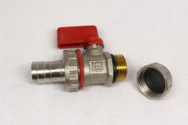 Kazántöltő 1/2" nikkelezett, hollandival, kupakkal Kazántöltő 1/2" nikkelezett, hollandival, kupakkal