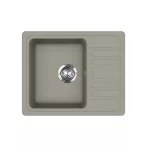   EVIDO Home 45S compact gránit mosogató 575x460 platina, 442066