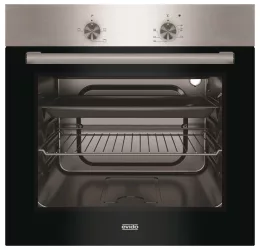 EVIDO PRIMO 62X beépíthető sütő, statikus, 62 l, 2 vezérlőgomb, inox/fekete üveg, BOP62X.2
