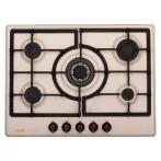   EVIDO RUSTIC-H 70C gáz főzőlap, 70 cm, 5 égő, WOK, bézs/bronz, HGR70C.1