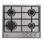   EVIDO VALEO 60FX gáz főzőlap, 60 cm, elülső vezérlőgombok, WOK, matt zománc edénytartók, szálcsiszolt inox, HGX6WX.2