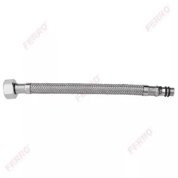 FERRO Flexibilis bekötőcső kihúzható zuhanyfejes konyhai csaptelepekhez / 018003