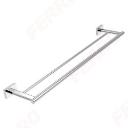 FERRO GRETA dupla törölközőtartó rúd 600 mm, króm, AGR10