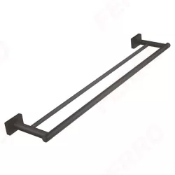 FERRO GRETA dupla törölközőtartó 600 mm, gun metal, AGR10GM FERRO GRETA dupla törölközőtartó 600 mm, gun metal, AGR10GM
