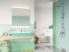 FERRO Algeo Square szögletes design / dizájn egykaros króm kerámiabetétes fali zuhany csaptelep zuhanyszett nélkül / BAQ7