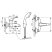 FERRO Basic egykaros fali kád / kádtöltő csaptelep design / dizájn, króm, kerámiabetétes, fix rögzítésű fali zuhanyszettel, BBC11