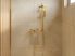 FERRO Fiesta Bright Gold design / dizájn különleges, formatervezett egykaros fali zuhany csaptelep zuhanyszett nélkül, fényes arany színű kivitel, BFI7G