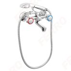   FERRO Standard Kádcsaptelep /  kád csaptelep / kádtöltő zuhanyszettel / króm / BST11