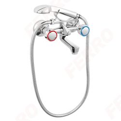 FERRO Standard Kádcsaptelep /  kád csaptelep / kádtöltő zuhanyszettel / króm / BST11