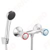  FERRO Standard Zuhanycsaptelep / fali zuhany csaptelep / fali tartós zuhanyszettel / króm / BST77