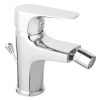   FERRO Tiga VerdeLine egykaros bidé / bide / bidet csaptelep, design / dizájn, különleges, formatervezett, króm, kerámiabetétes, automata lefolyóval / BTG6VL