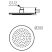 FERRO Slim mennyezeti fém fejzuhany / zuhanyfej gömbcsuklóval, esőztető, Ø 200 mm-es / Ø 20 cm-es, króm, DSN03