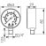FERRO, Nyomásmérő alsós csatlakozású 10 bar, Ø63 mm, 1/4", M6310R