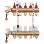   3-körös osztó-gyűjtő termofejezhető csatlakozási lehetőséggel, áramlásmérővel, standard, N-RZP03S