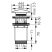 FERRO G5/4 Rotondo lefolyószelep / bliszter csomagolás / S285B-B