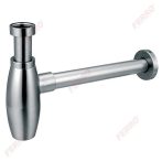 FERRO Ovális búraszifon G5/4”x32 mm, króm / S286