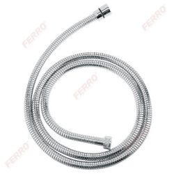 FERRO Csavarodásmentes fém zuhanycső 150 cm / króm / W07