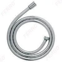 FERRO Silver Flex zuhanycső 150 cm / ezüst szín / műanyag / króm / W53 FERRO Silver Flex zuhanycső 150 cm / ezüst szín / műanyag / króm / W53