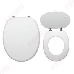 fehér wc ülőke, MDF, WC/BILAMDF fehér wc ülőke, MDF, WC/BILAMDF