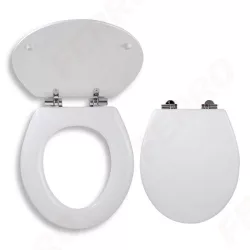 FERRO, soft close koptatott fehér wc ülőke, MDF, WC/SOFTLYRA