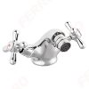  FERRO Retro New Bidécsaptelep / bide / bidet / bidé csaptelep / automata leeresztő szettel / króm / XD6