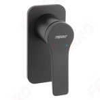   FERRO Stratos Black falsík alá építhető 1 funkciós zuhany csaptelep / csap telep / fekete / BSC7PABL