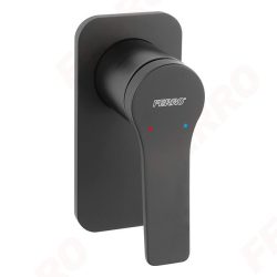 FERRO Stratos Black falsík alá építhető 1 funkciós zuhany csaptelep / csap telep / fekete / BSC7PABL