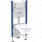 Geberit Duofix Basic beépíthető szett gipszkarton falhoz, 111.153.00.1 komplett keretes WC tartály + Delta 01 fehér nyomólap + SELNOVA fali wc csésze + ülőke + zajcsökkentő, "G30", 118.400.11.3 Geberit Duofix Basic beépíthető szett gipszkarton falhoz, 111.153.00.1 komplett keretes WC tartály + Delta 01 fehér nyomólap + SELNOVA fali wc csésze + ülőke + zajcsökkentő, "G30", 118.400.11.3