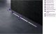 Geberit CleanLine20 zuhanyfolyóka gyűjtőprofil, fényes / szálcsiszolt rozsdamentes acél, 30-130 cm, 154.451.KS.1 / 154451KS1