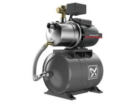 Grundfos JP 4-47 PT-H komplett házi vízmű / vízellátó berendezés, 1,5m kábellel, 20 l hidrofor tartállyal, 99463875