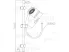 Invena DARK zuhanyszett, 1 funkciós, fekete, waterplating bevonat, AU-02-001-Q Invena DARK zuhanyszett, 1 funkciós, fekete, waterplating bevonat, AU-02-001-Q