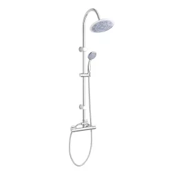 Invena GRACJA zuhanyszett, 5 funkciós, fejzuhannyal, króm, AU-15-D01-C