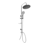   Invena SOCHO zuhanyszett, 5 funkciós, fejzuhannyal, króm, AU-59-001-C